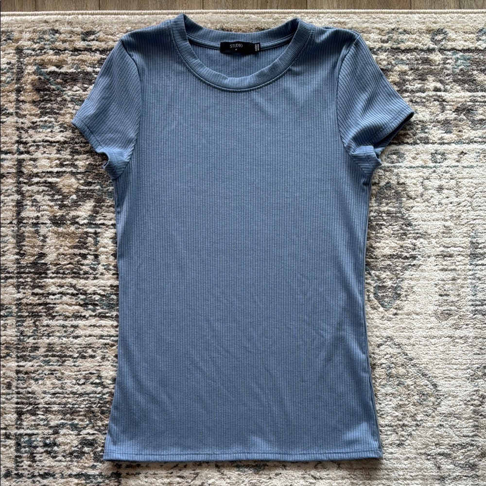 Marshalls Blue Fitted Short Sleeve Tee